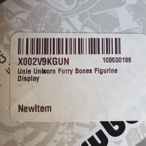 🩵 FurryBones Uni Unicorn Figure - Picture 3 of 4